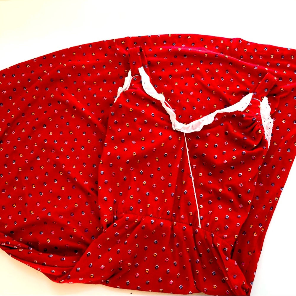 Vintage jersey knit built in bra small